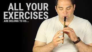 Tin Whistle Lesson  All the Exercises [upl. by Ambrosine]