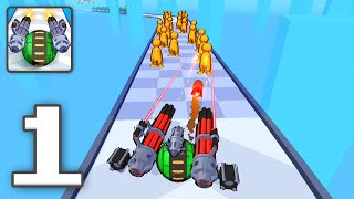 War Race 3D Run and Shoot  Gameplay Walkthrough Part 1  Casual Games To Play iOS Android [upl. by Veta427]