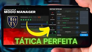 🔴 TÁTICA PERFEITA PARA O MODO MANAGER NO FC MOBILE 🔴 [upl. by Damha]