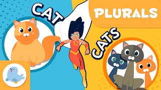 PLURAL NOUNS 🦸‍♀️ Grammar and Spelling for Kids 📝 Superlexia ⭐ Episode 4 [upl. by Hultin624]