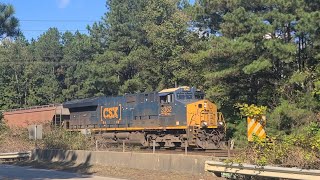 CSX M653 Helene Reroute at North Collier Petersburg VA 10052024 [upl. by Franckot]