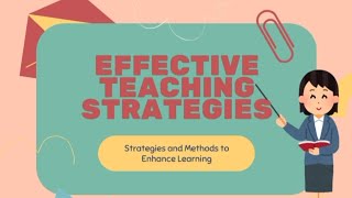 Effective Teaching strategies for Students Engagement ✅Lecture1  teachingstrategies education [upl. by Anitsua]