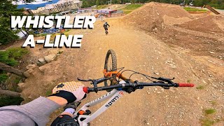 WHISTLER ALINE FULL LAP 4K [upl. by Nelo46]