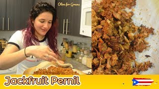 Jackfruit Pernil Puerto Rican  Plant Based [upl. by Zsazsa665]