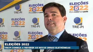 TREPI começa a receber as novas urnas eletrônicas [upl. by Margareta]