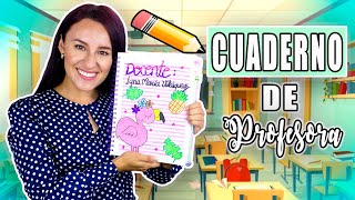 MI CUADERNO DE PROFESORA 2020 📓 AGENDA DE DOCENTES  TIPS PARA PROFESORES EN ESPAÑOL 📓100prekool [upl. by Llerut]