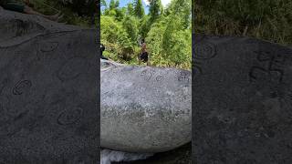 Playing with Petroglyphs  La Piedra Escrita  Jayuya Puerto Rico [upl. by Nelav]