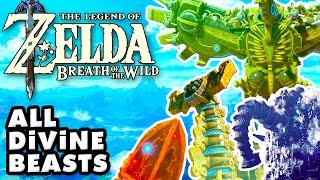 The Legend of Zelda Breath of The Wild  All Divine Beasts Nintendo Switch [upl. by Durrace456]