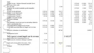 P4 Le calcul des cotisations sociales dans le bulletin de paye [upl. by Akibma]