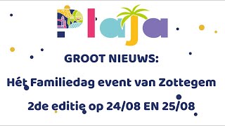 Plaja Familiedag event te Zottegem  2408 en 2508 [upl. by Ingrim]