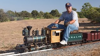 Firing up the Allen Models Fitchburg Northern Live Steam Locomotive [upl. by Aneela397]