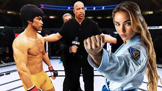 UFC 5  Bruce Lee vs Karateka Veronica  EA Sports UFC 5 [upl. by Saleem203]