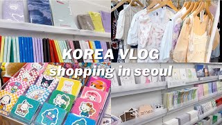 shopping in korea  clothes cafe and lots of kstationery  shop in korea with me [upl. by Anaya]