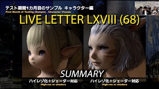 FFXIV Letter from the Producer LIVE Part LXVIII Summary [upl. by Werdn340]