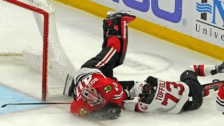 NHL Goalies Getting Hit Part 10 [upl. by Reivaz]