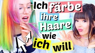 Ich färbe die Haare meiner BFF wie ICH WILL 😱  ViktoriaSarina [upl. by Westfahl]