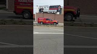 hamilton fire safety officer responding hamont [upl. by Ilat502]