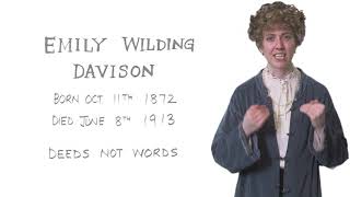 Emmeline Pankhurst  11  Emily Wilding Davison [upl. by Naired]