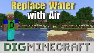 Replace Water with Air in Minecraft [upl. by Shimkus]