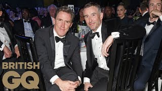 Steve Coogan and Rob Brydon win Comedians of the Year  Men of the Year Awards 2017  British GQ [upl. by Odlonyer]