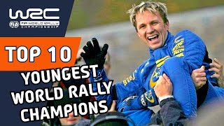 Top 10 Youngest Ever WRC Champions [upl. by Brandise]