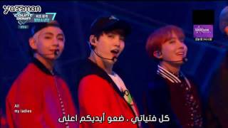 BTS  BANGTAN BOYS   21st Century Girls  Live   Arabic sub [upl. by Burger]