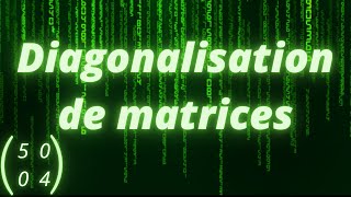 Diagonaliser une matrice 2x2  partie 2 [upl. by Halihs666]