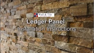 Wallandtile Ledger Panel Installation [upl. by Jakob108]