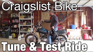 Craigslist Honda Twinstar  Carb Tune and Testride [upl. by Almond]