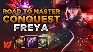 FREYA SE JUNGLEA DECENTE O QUE Warchi  Smite Road to Master Conquest S11 [upl. by Quintin]