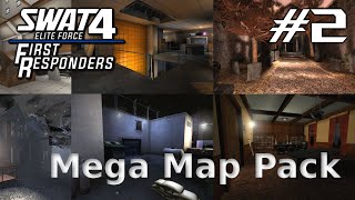 SWAT 4 COOP Mega Map Pack v30 SP Showcase part 2  First Responders mod [upl. by Kesia644]