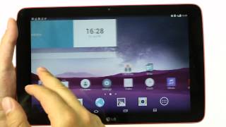 LG G Pad 101 handson [upl. by Philender]