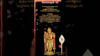 வேல்மாறல் 29 l Velmaral சொலற்குஅரிய வேல்மாறல் velmaral murugansongs velmaaral tamilshorts [upl. by Amikahs]