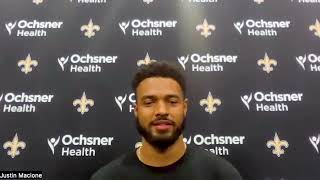 Saints WR Equanimeous St Brown on what he brings to the team [upl. by Acnairb]