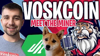 Who is VOSKCOIN Crypto Miner Content Creator and Bitcoin Entrepreneur [upl. by Ahsias]