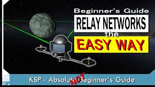 Relay Networks  The EASY Way  KSP Not Beginners Guide [upl. by Sivrup6]