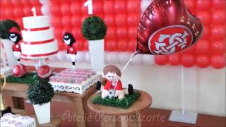 Decoração de festa infantil Sport Club Internacional [upl. by Avihs959]