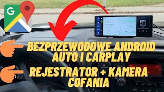 Monitor samochodowy 10quot Android Auto i CarPlay wideorejestrator z kamerą cofania Ampire CPM100 [upl. by Harbour905]