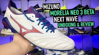 MIZUNO MORELIA NEO 3 BETA NEXT WAVE  UNBOXING amp REVIEW [upl. by Anad]