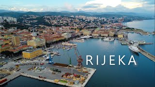 Rijeka Croatia  Drone 4K [upl. by Marala]