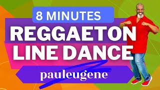 Reggaeton Line Dance Class Easy Steps You Can Do [upl. by Lirrehs231]