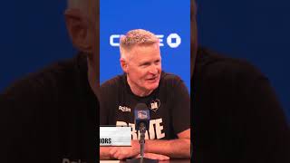 Steve Kerr on Klay Thompsons return to the bay🔥 nba shorts [upl. by Nilyam]