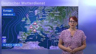 28062024 Unwetterinformation  Deutscher Wetterdienst DWD [upl. by Sandberg33]