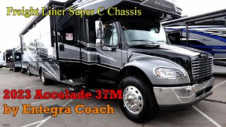 2023 Entegra Coach Accolade 37M Super C on a Freightliner Chassis [upl. by Llenyt424]