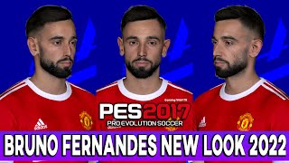 PES 2017 BRUNO FERNANDES NEW FACE amp HAIRSTYLE [upl. by Noitsuj]