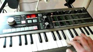 Laser harp on microkorg [upl. by Gally754]