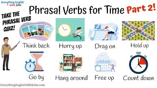 Vocabulary Phrasal Verbs for Time Learn Phrasal Verbs Through Stories englishvocabulary [upl. by Eerdna]