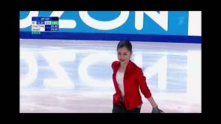 Adelia Petrosyan Russian Figure Skating Championship 2024 Short Program [upl. by Lorrimer]