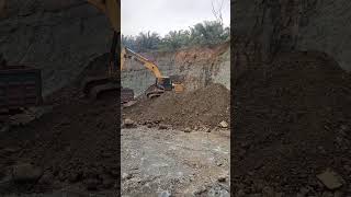 Excavator loading dump truck shotrs [upl. by Geminian]