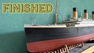 Radio Control Trumpeter 1200 Titanic Build Part 91  Finished [upl. by Eikceb]